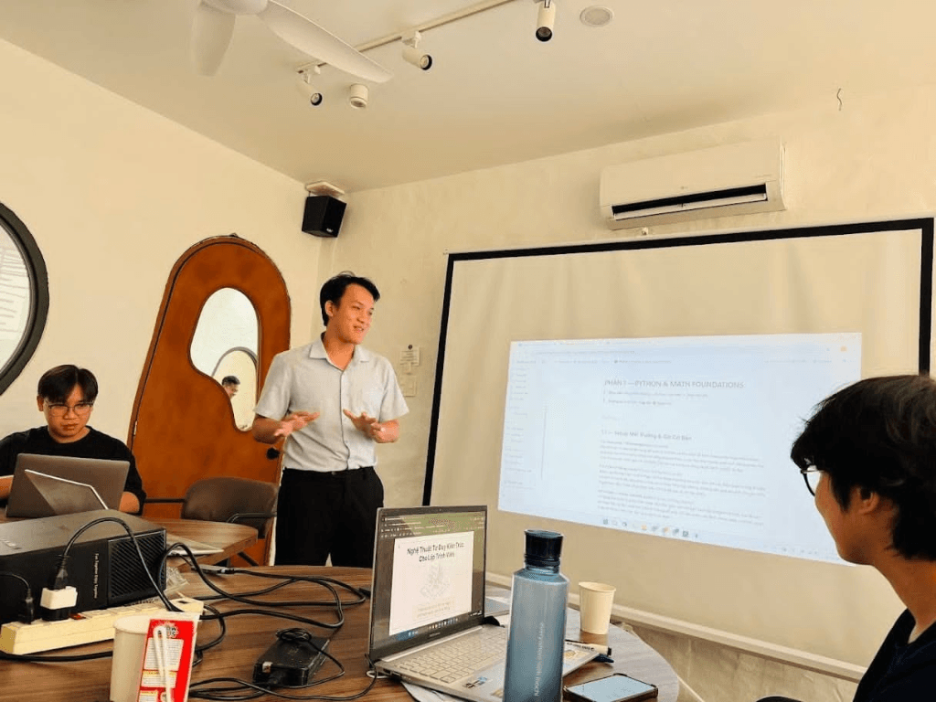 Lớp học trực tiếp Python & Math Foundations